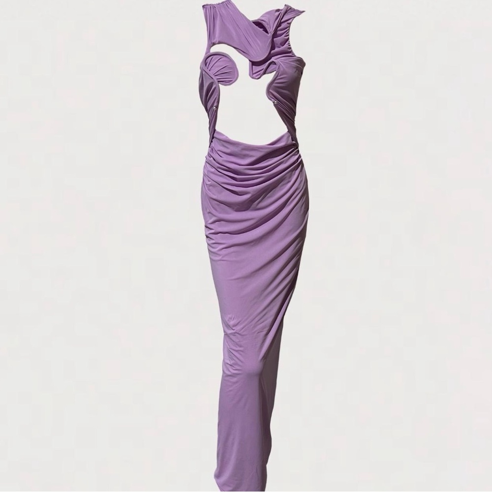 Christopher Esber Lilac Venus Tank Dress
